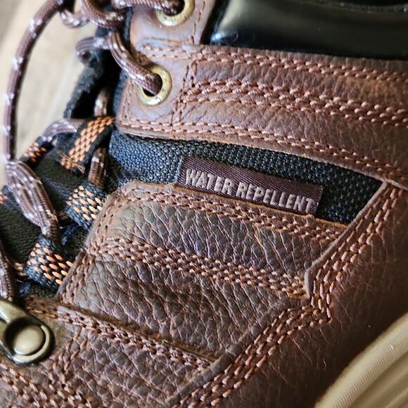 Skechers Mens Ralcon-Emil Ankle Boots Size 10 Chocolate 204482 Water Repellent - Picture 7 of 12